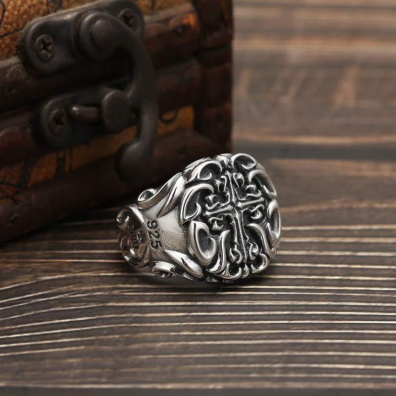 925 Gothic Signet Ring