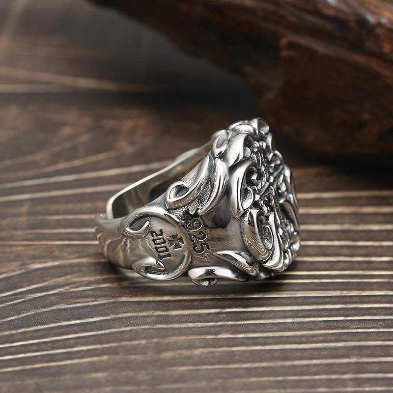 925 Gothic Signet Ring