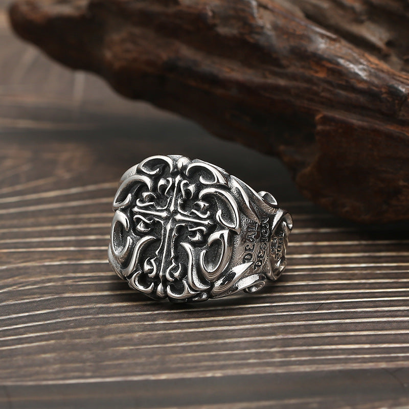 925 Gothic Signet Ring