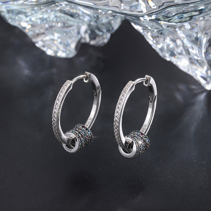 925 Prism Linked Earring