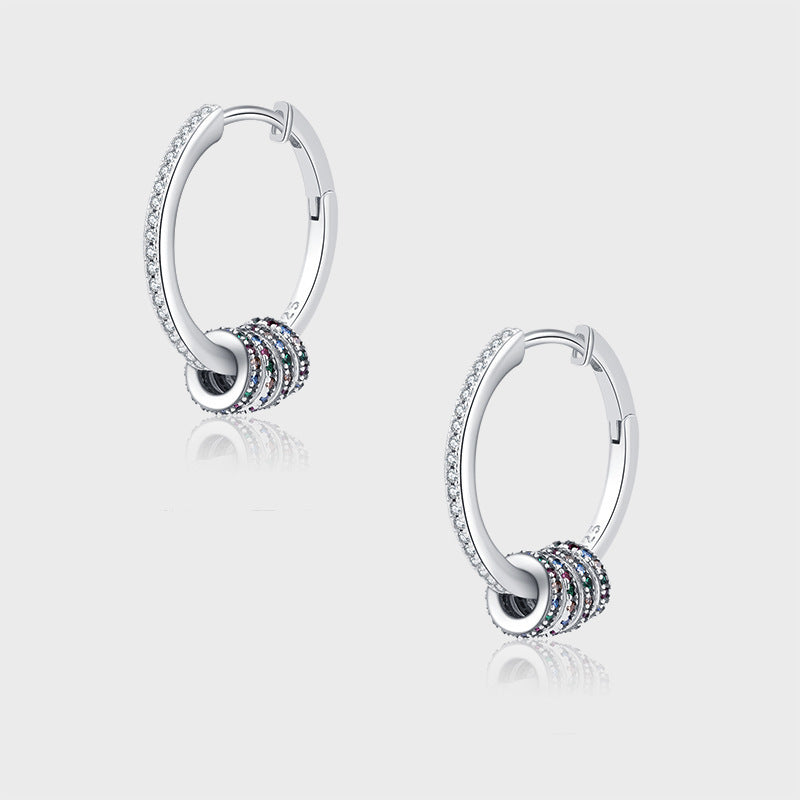 925 Prism Linked Earring